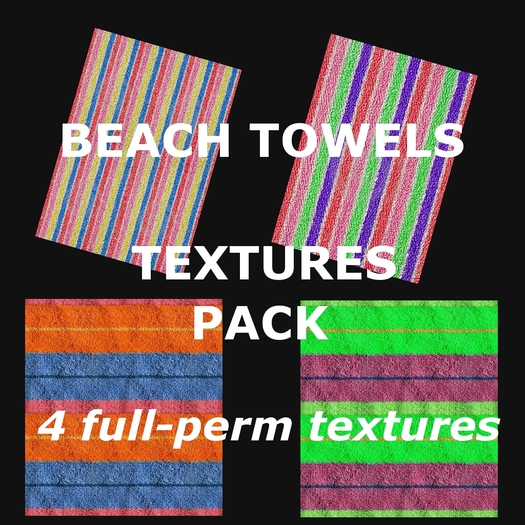 Beach towels textures pack