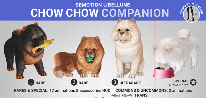 SEmotion Libellune Chow Chow Companion ULTRARARE 03