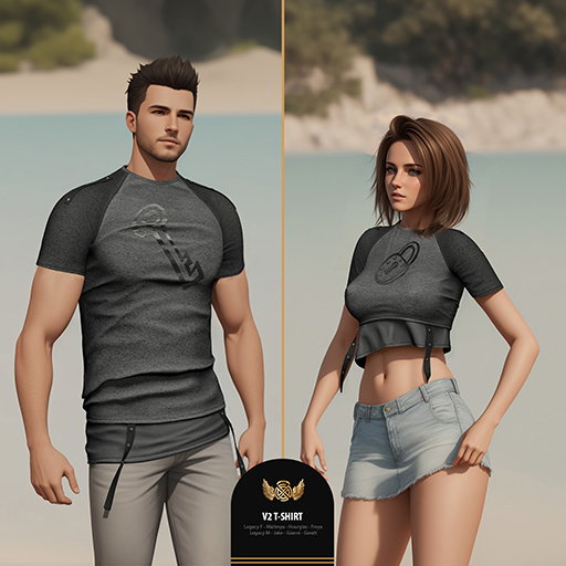 V2 T-shirt-Key-Padlock