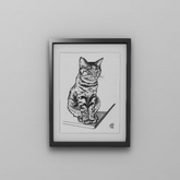 Eclectic Art - Abby Normal, Cat