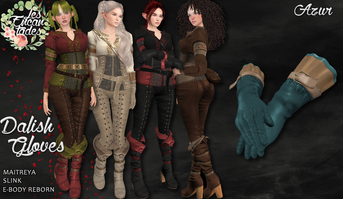 *LE* Dalish Gloves Azur