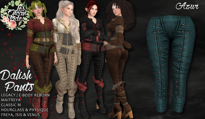 *LE* Dalish Pants Azur