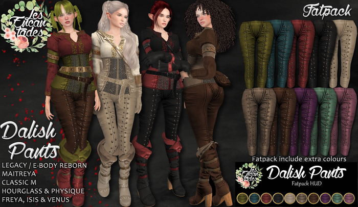 *LE* Dalish Pants FATPACK