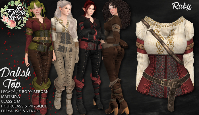 *LE* Dalish Top Ruby