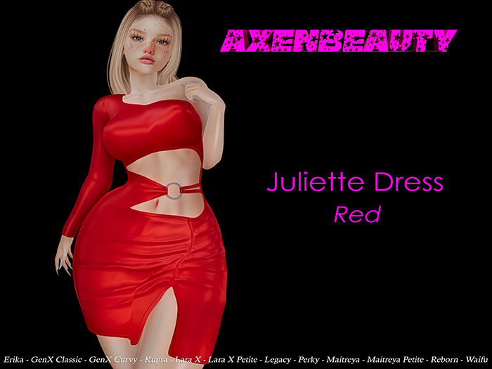 aX: Juliette Dress Red