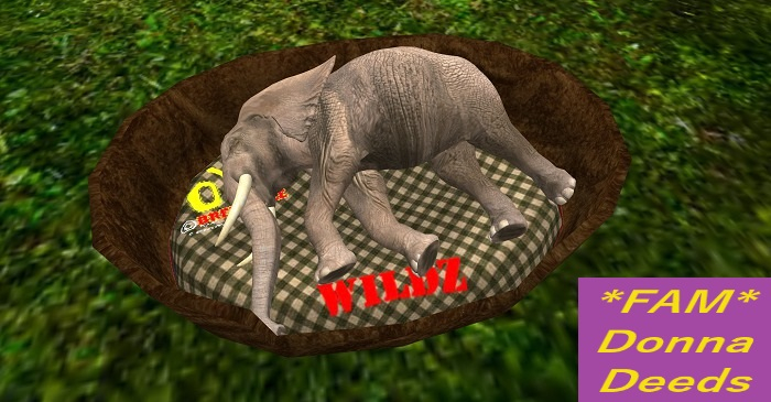 oYo Bundle - Female Gray Elephant with GreenEarth eyes (E) (W)