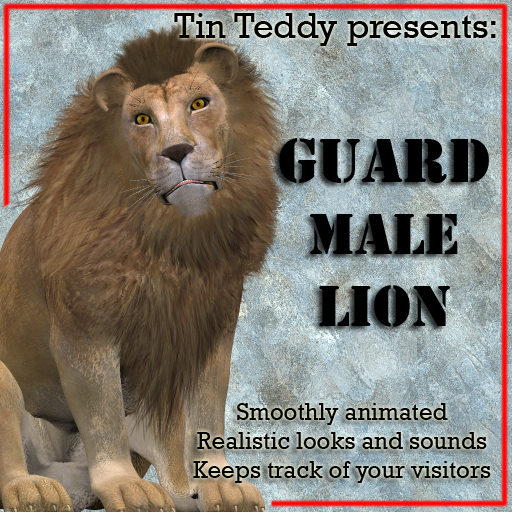 *TT* Animated Guard Male Lion - V4