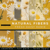 Made by Porter - Natural Fiber - Fresh Daisy Ramie