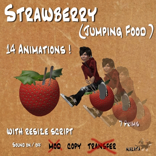 Strawberry Jumping Food/ boxed