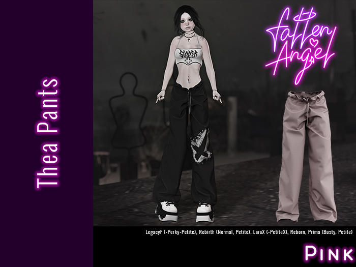 Fallen Angel - Thea Pants - PINK
