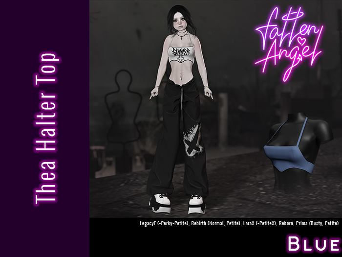 Fallen Angel - Thea Top - BLUE
