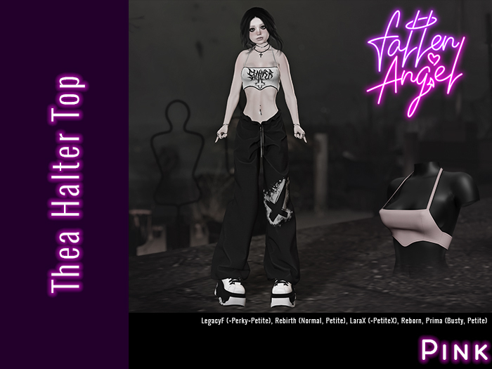 Fallen Angel - Thea Top - PINK