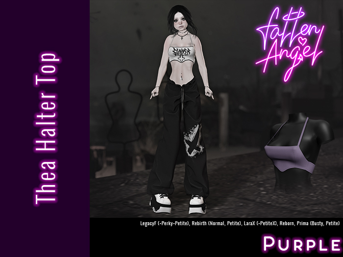 Fallen Angel - Thea Top - PURPLE