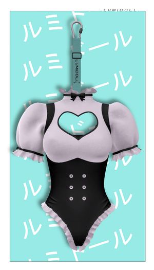 [Lumidoll] - Usagi bodysuit - Black
