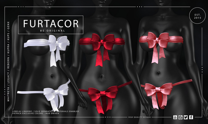 :::FurtaCor:::LORELAI LINGERIE :: FATPACK
