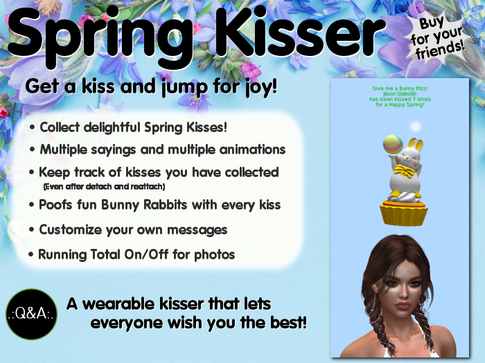 .:Q&A:.  Happy Spring Kisser - (wearable)