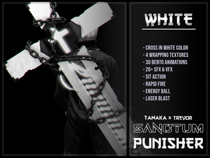 [TANAKA x TREVOR] - SANCTUM PUNISHER - (WHITE)
