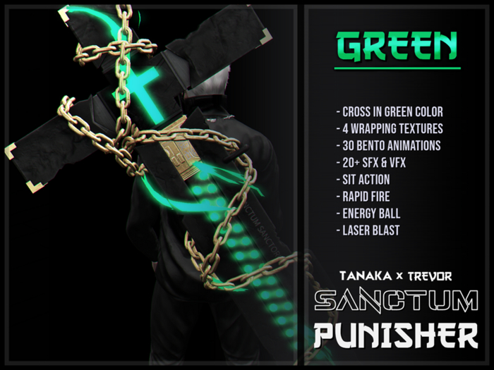[TANAKA x TREVOR] - SANCTUM PUNISHER - (GREEN)