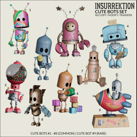 [IK] Cute Bots - Full Set Including RARE