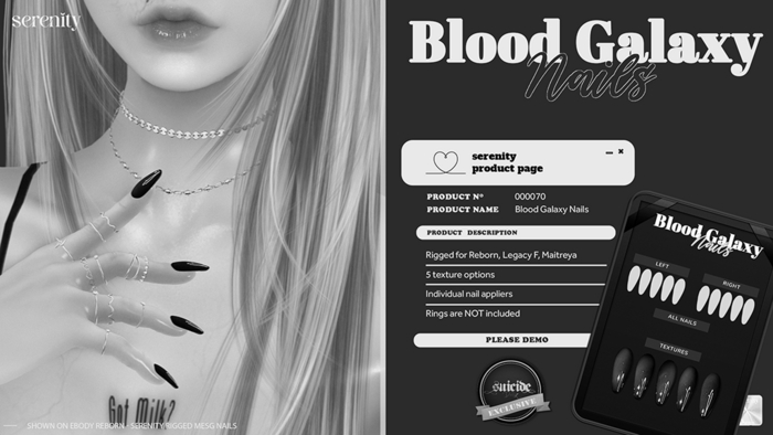 [Serenity] - Blood galaxy Nails DEMO