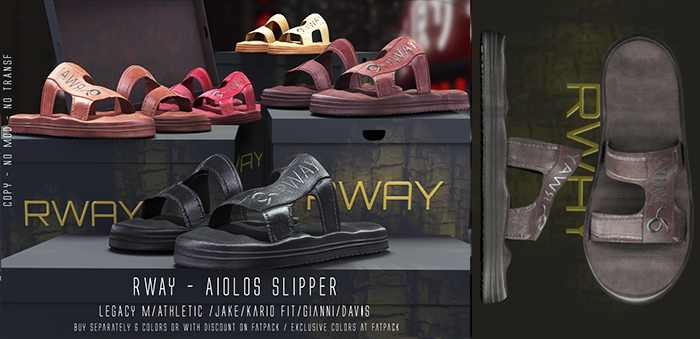RWAY - Aiolos Slipper  Walnut