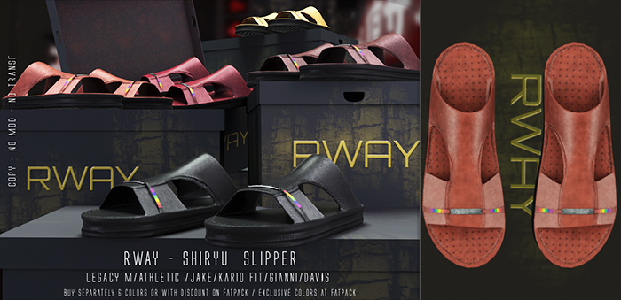 RWAY - Shiryu  Slipper Chestnut