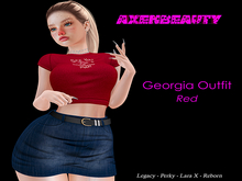 aX: Georgia Outfit Red