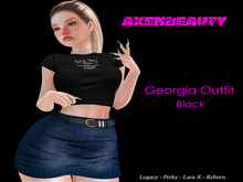 aX: Georgia Outfit Black