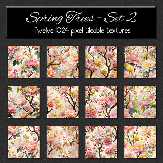 *Wallflowers* Spring Trees - Set 2
