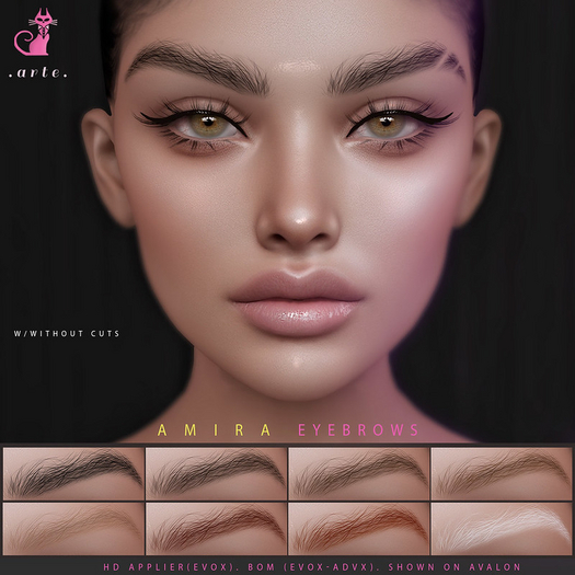 A R T E - Amira Eyebrows [LeLutka EVOX HD Applier] DEMO