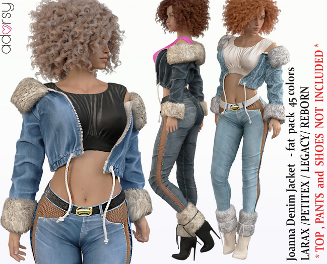 adorsy - Joanna Jacket Fatpack - Lara X/Legacy/PetiteX/Reborn