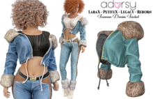 adorsy - Joanna Jacket Petrol - Lara X/Legacy/PetiteX/Reborn