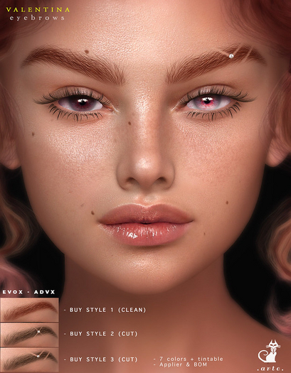 A R T E - Valentina Eyebrows - FATPACK [EvoX, ADVX]
