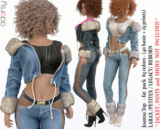 adorsy - Joanna Top Fatpack - Lara X/Legacy/PetiteX/Reborn