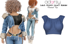 adorsy - Joanna Top Blue - Lara X/Legacy/PetiteX/Reborn