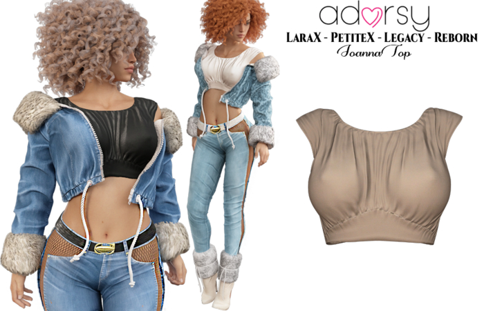 adorsy - Joanna Top Brown - Lara X/Legacy/PetiteX/Reborn