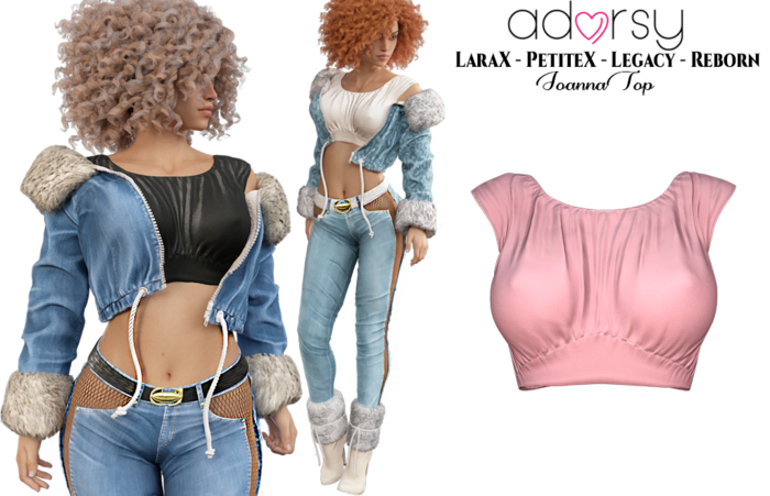 adorsy - Joanna Top Pink - Lara X/Legacy/PetiteX/Reborn