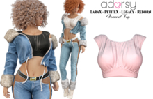 adorsy - Joanna Top Soft Pink - Lara X/Legacy/PetiteX/Reborn