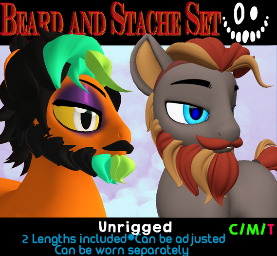 [DoxBox]Beard and Moustache Set