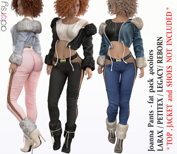 adorsy - Joanna Pants Fatpack - Lara X/Legacy/PetiteX/Reborn