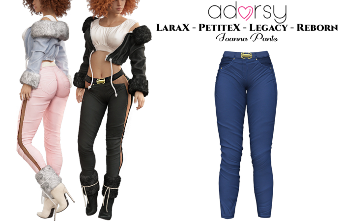 adorsy - Joanna Pants Blue - Lara X/Legacy/PetiteX/Reborn