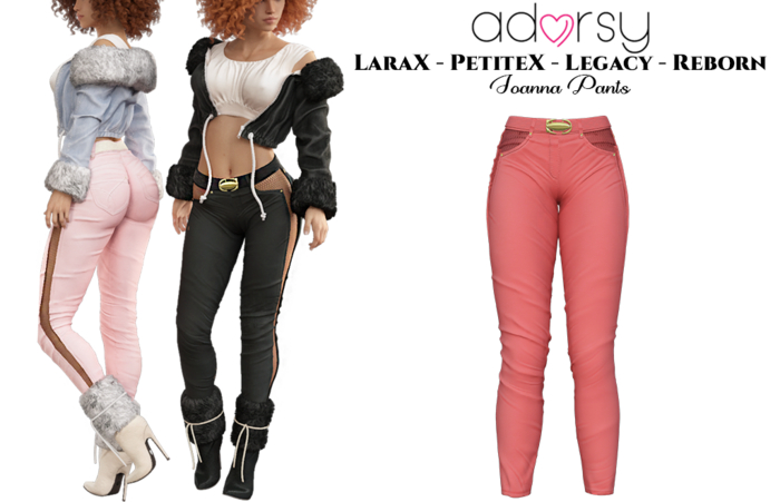 adorsy - Joanna Pants Coral - Lara X/Legacy/PetiteX/Reborn