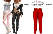 adorsy - Joanna Pants Deep Red - Lara X/Legacy/PetiteX/Reborn