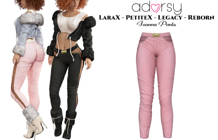 adorsy - Joanna Pants Pink - Lara X/Legacy/PetiteX/Reborn