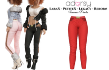 adorsy - Joanna Pants Red - Lara X/Legacy/PetiteX/Reborn