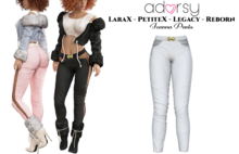 adorsy - Joanna Pants White - Lara X/Legacy/PetiteX/Reborn