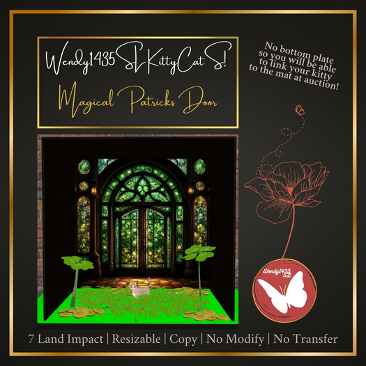 Wendy1435SL KittyCatS! - Panel Display * Magical Patricks Door 