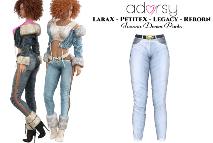 adorsy - Joanna Denim Pants Faded - Lara X/Legacy/PetiteX/Reborn