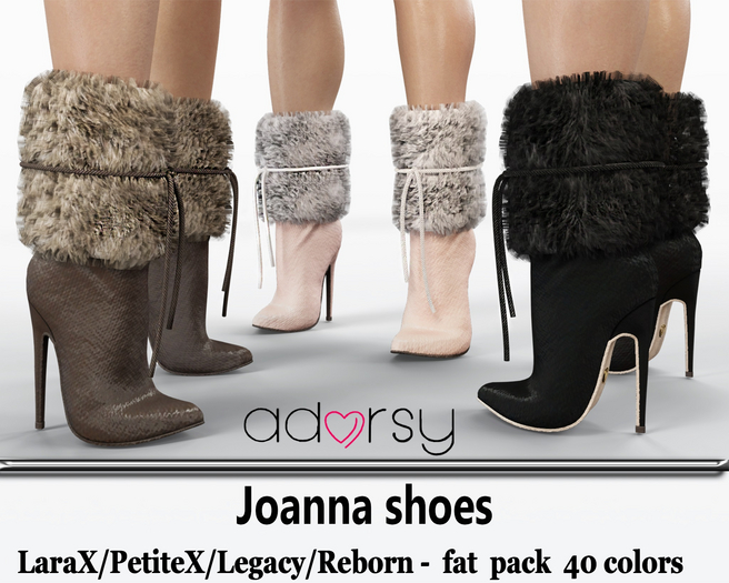 adorsy - Joanna Shoes Fatpack - Lara X/Legacy/PetiteX/Reborn