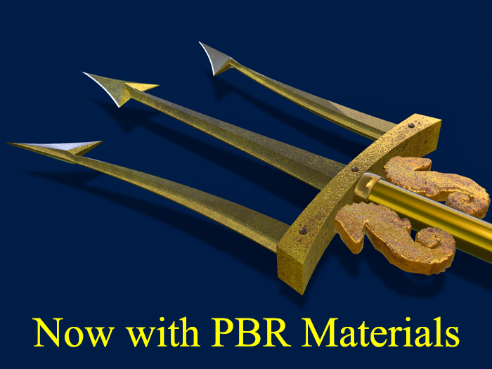 Neptune's Trident PBR COMBAT MODEL